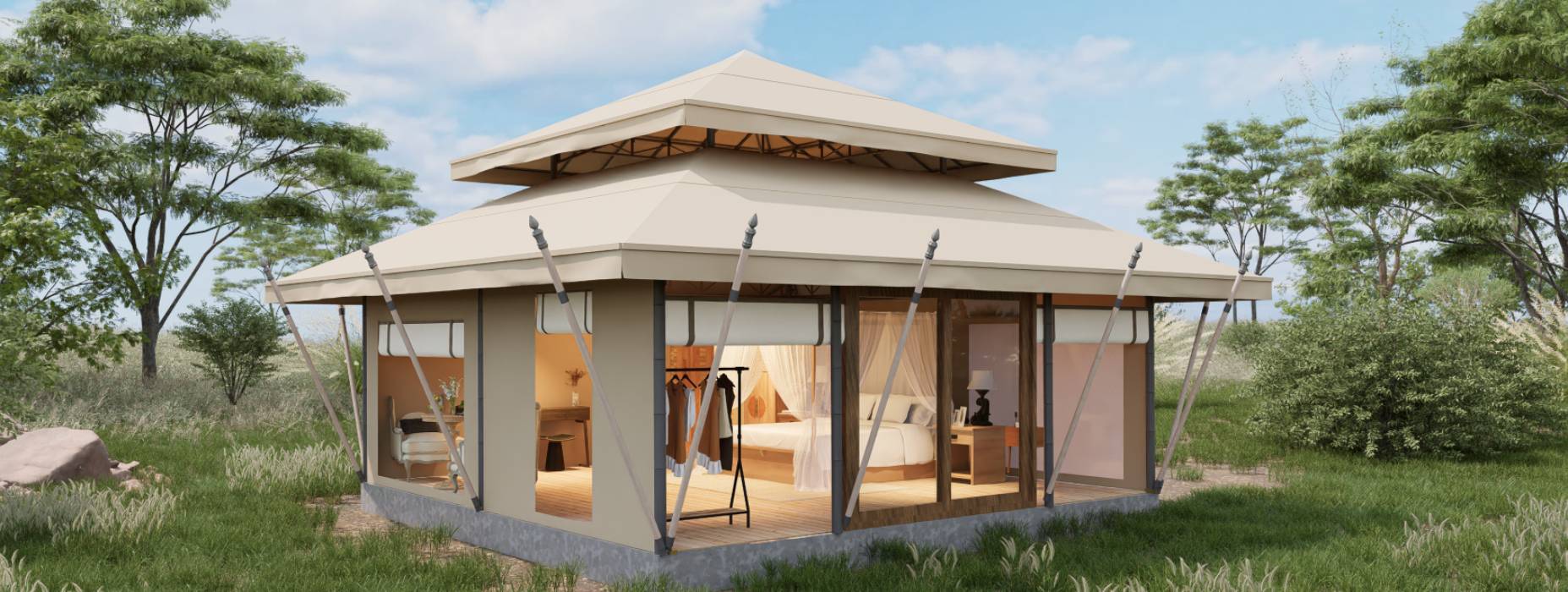 宜良县户外野奢帐篷